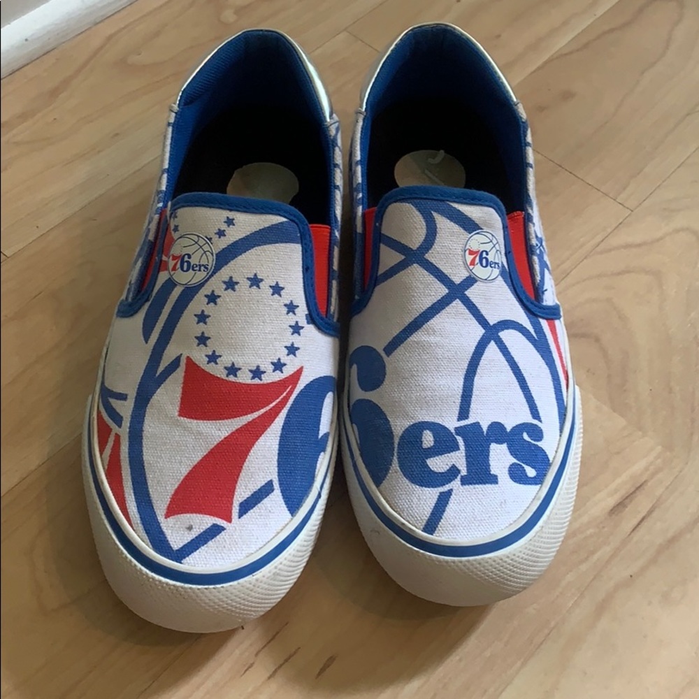 76ers Slip Ons
